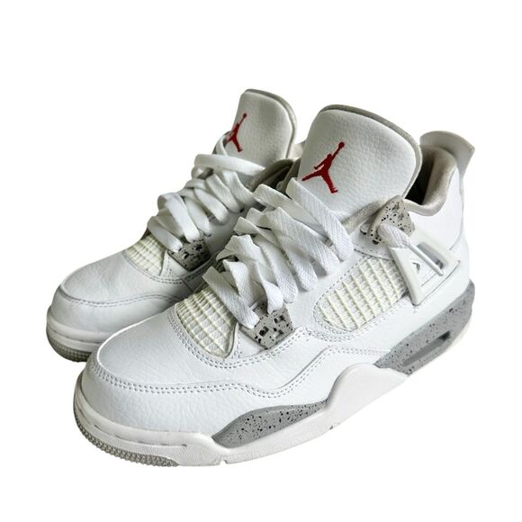 🔃Air Jordan 4 Retro White Basketball Sneakers - Picture 1 of 9